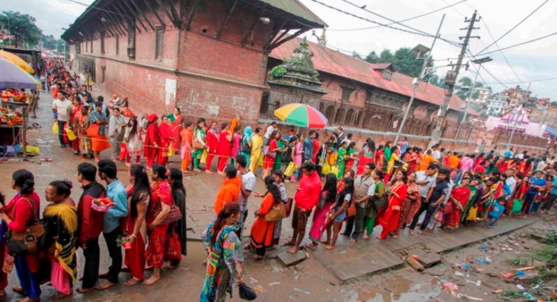 पशुपतिनाथका दर्शनार्थी गोकर्णेश्वरमा लगिने