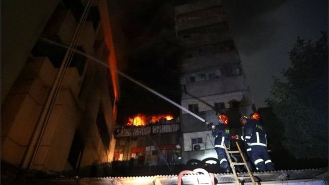 बांग्लादेश: बाक्लो बस्तीमा आगलागी हुँदा ६० जनाको मृत्यु