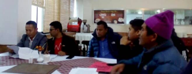 वालुवा उत्खननकर्ताको पत्रकार सम्मेलन : केही युवाले विना लगानी भाग खोजेको आरोप