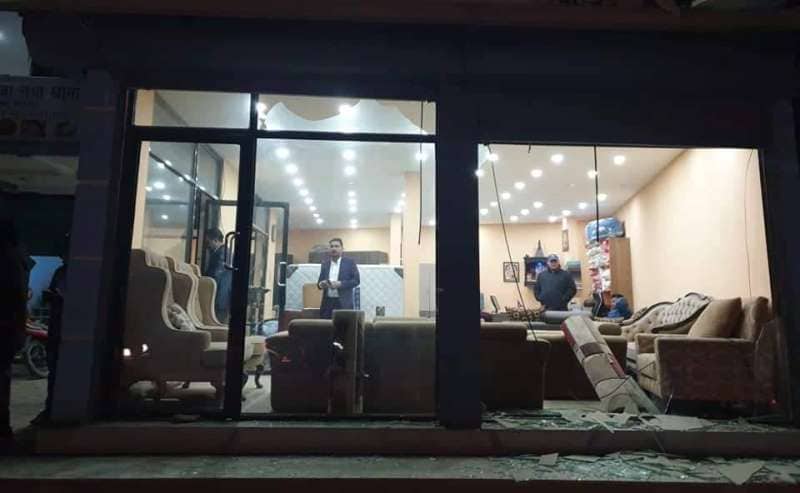 एनसेल कार्यलयमा बम विष्फोटमा परी घाईतेमध्ये १ जनाको मृत्यु