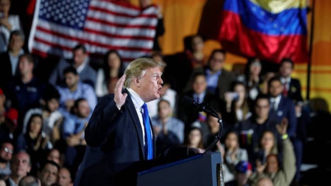 अमेरिकाबाट भेनेजुएलाको सेनालाई आग्रह, ‘मदुरोको साथ छोड’