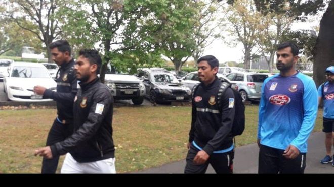 न्यूजिल्यान्ड आक्रमण :  भाग्यले जोगिएका बाङ्ग्लादेशी क्रिकेट खेलाडीहरू