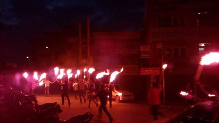 क्रसर सञ्चालकविरुद्ध राँके जुलुस