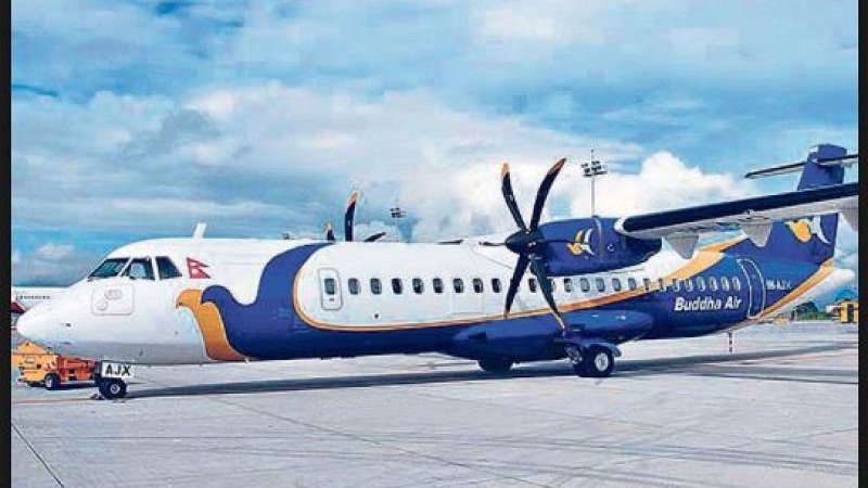 बुद्ध एयरले भित्र्यायो एटीआर जहाज