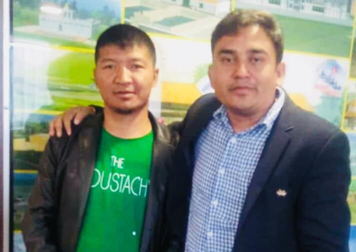 ‘गौतम बुद्ध अन्तर्राष्ट्रिय रंगशाला निर्माण’मा धुर्मुसलाई दिनेश तामाङको साथ