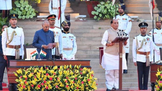 भाजपा अध्यक्ष मोदी सरकारमा गृहमन्त्री, कसलाई कुन मन्त्रालयको जिम्मेवारी ! (नामावलीसहित)