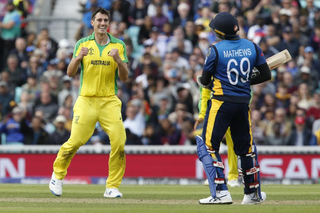 एकदिवसिय विश्वकपमा अस्ट्रेलियाको चौथो जित,  स्टार्कको ४ विकेटमा श्रीलंका ८७ रनले पराजित