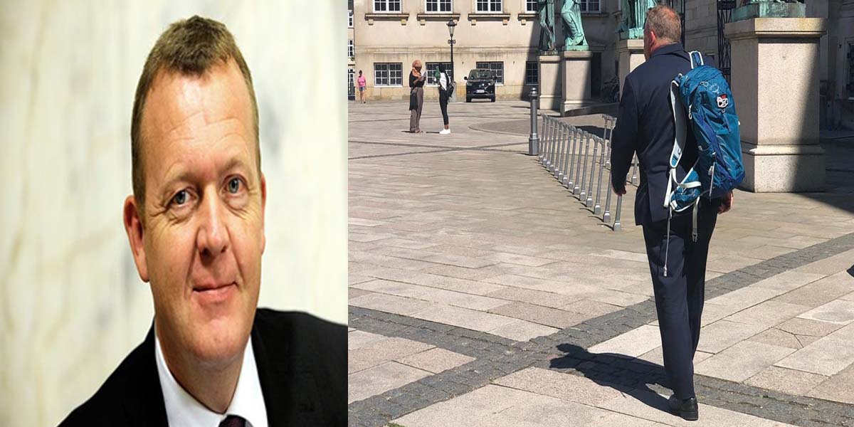 डेनमार्कका सरल प्रधानमन्त्रीः कार्यकाल सक्किएपछि झोला बोकेर एक्लै निवासबाट बाहिरिए !