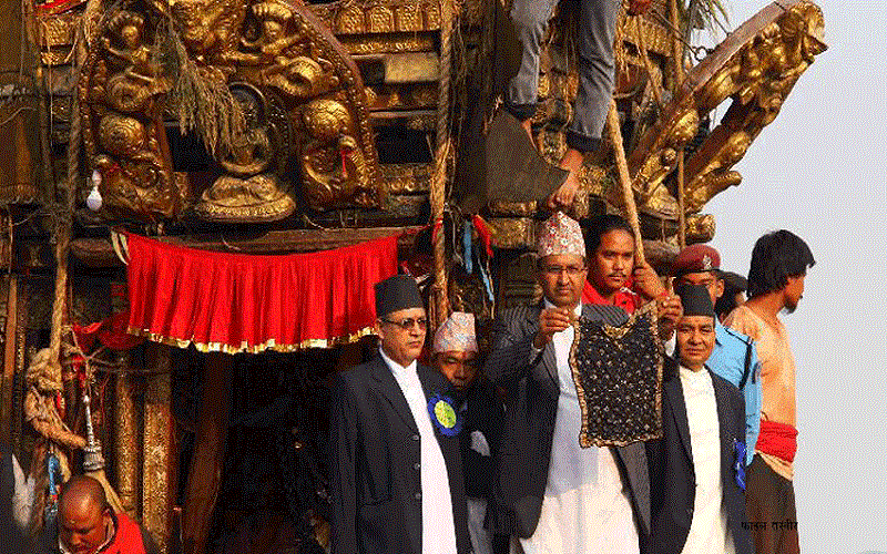 रातो मच्छिन्द्रनाथको भोटो देखाउने जात्रा आज राजधानीमा मनाइदै