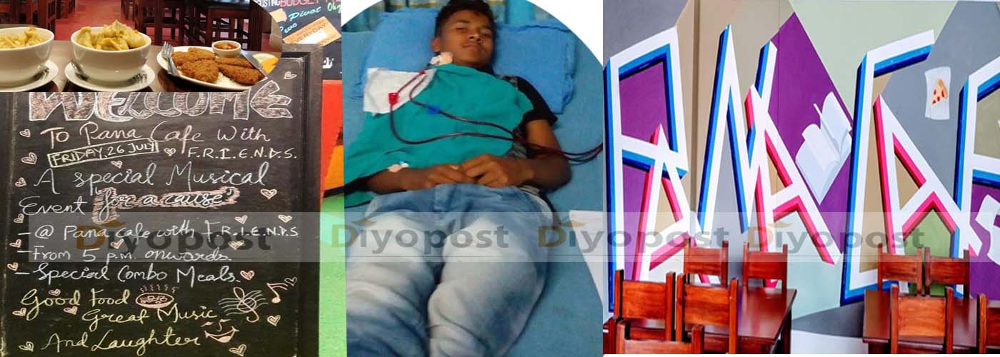 पाना क्याफेले मृगौला पीडितको सहयोगार्थ सांगितिक कार्यक्रम गर्दै