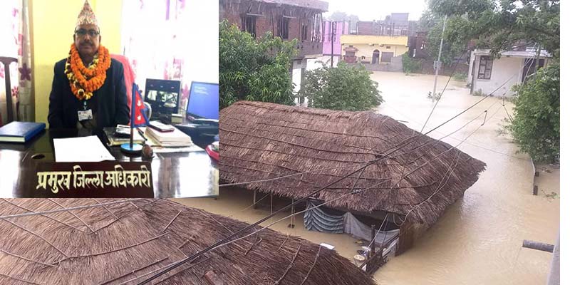 पुनः बर्षा हुन थालेपछि रौतहट आतंकित, सिडिओ भन्छन– ‘केही गर्न सक्ने अवस्थामा छैनौँ’