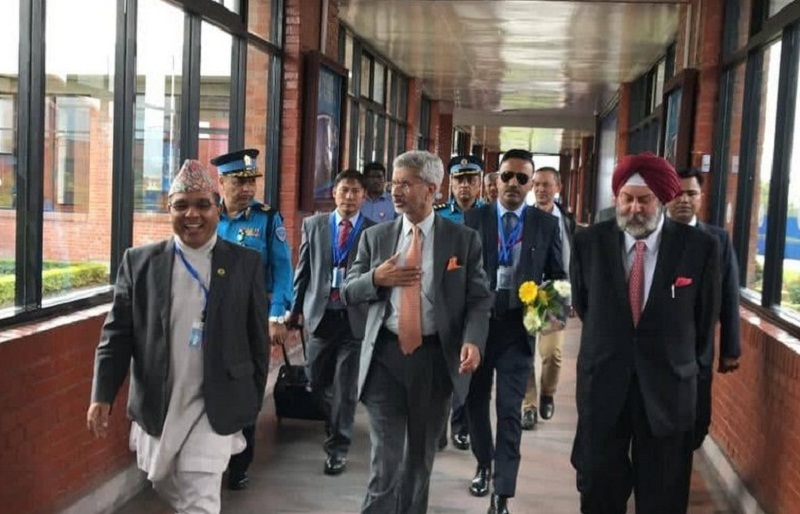 भारतीय विदेशमन्त्री काठमाडौंमा