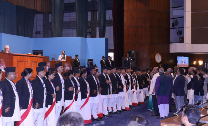 संसद अबरुद्ध जारी, ११ बजे बस्ने भनिएको बैठक १ बजे सारियो