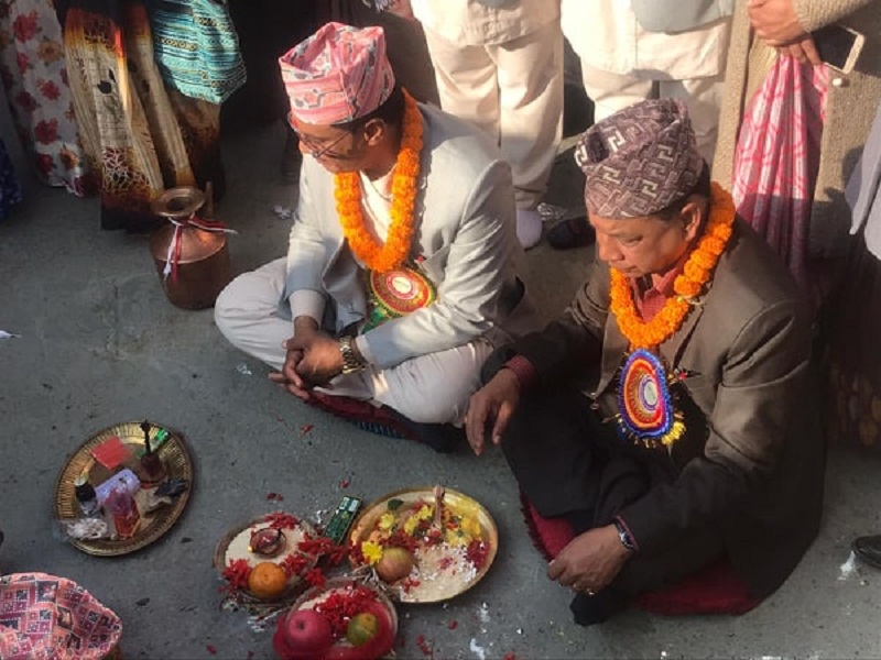चन्द्रागिरि नगरपालिकाको प्रशासकिय भवन शिलान्यास