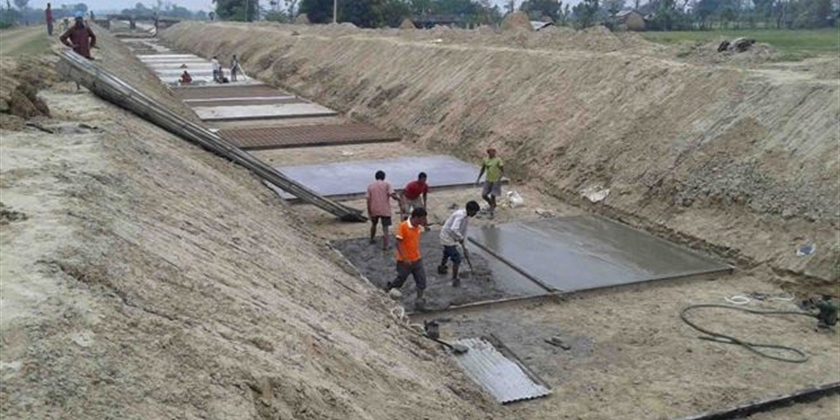 सिक्टा सिँचाइ : १४ वर्षमा ६० प्रतिशतमात्रै काम