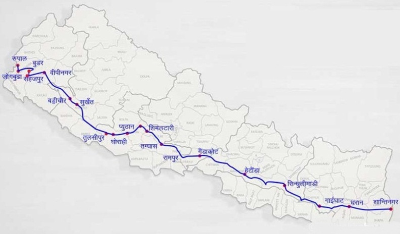 मदन भण्डारी राजमार्गको सर्भे रोकियो, डिपीआर अन्यौलमा