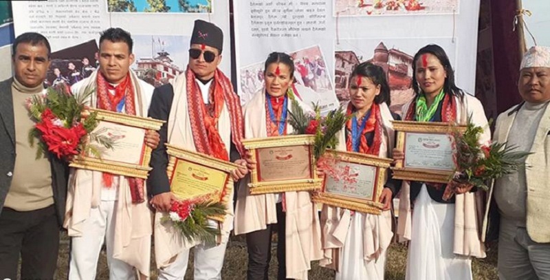 सागमा स्वर्ण विजेता दीपकसहित ६ खेलाडी कर्णाली सरकारद्वारा पुरस्कृत