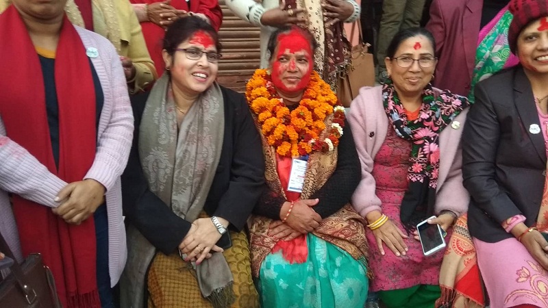 राष्ट्रियसभा चुनाबमा प्रदेश २ बाट नेकपाकी तुलसा दाहाल विजयी