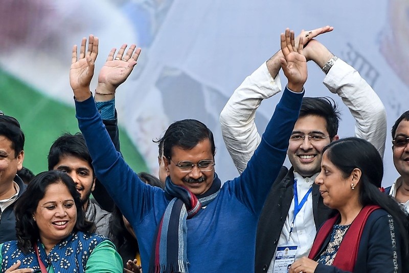 दिल्ली विधानसभा चुनावमा आम आदमी पार्टीको जीत, केजरीवाल तेस्रो पटक मुख्यमन्त्री बन्दै