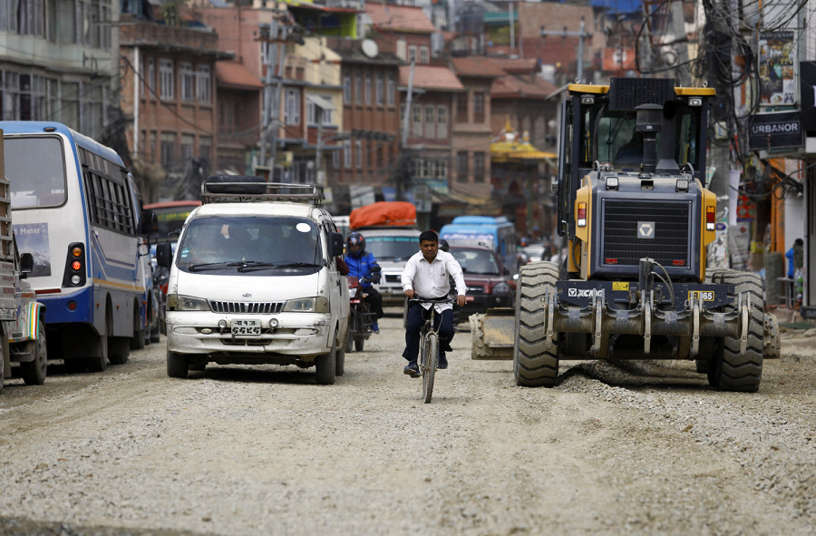 नख्खुबुङमती सडक निर्माण अघि बढ्यो