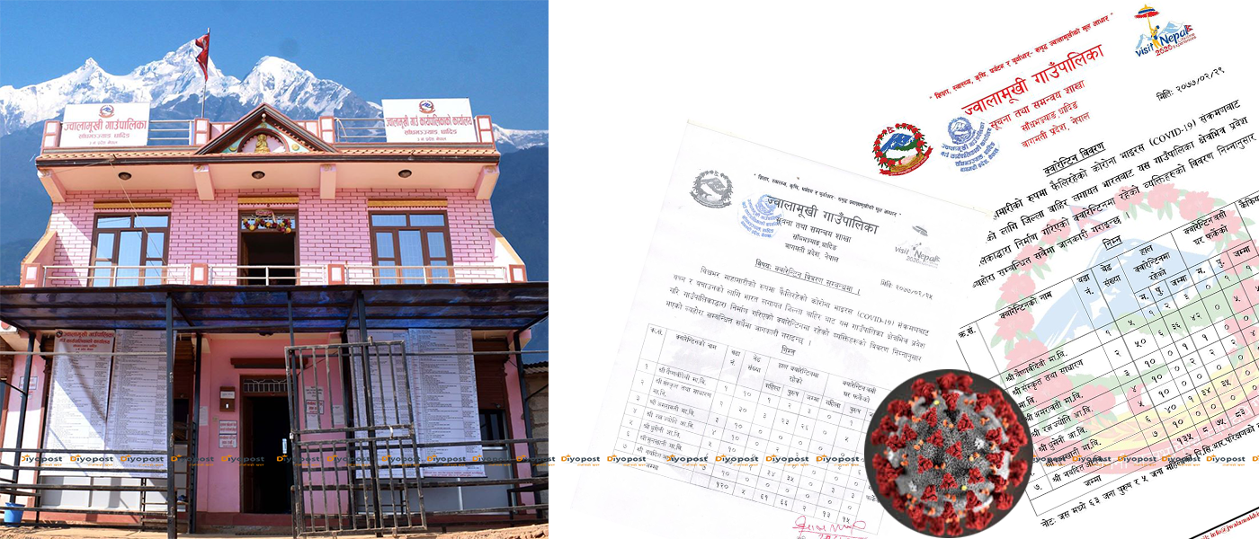 ‘गाउँमा कोरोना फैलाउँदै’ ज्वालामुखि गाउँपालिका : भारतबाट आएकालाई आरडिटि गर्दै घर पठाउँदै !