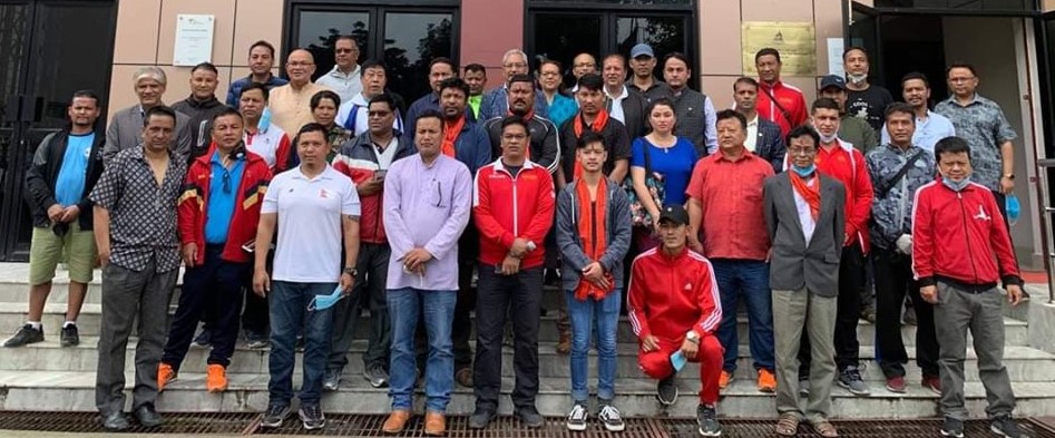 तेक्वान्दो युनियनका पदाधिकारी तेक्वान्दो संघमा प्रवेश