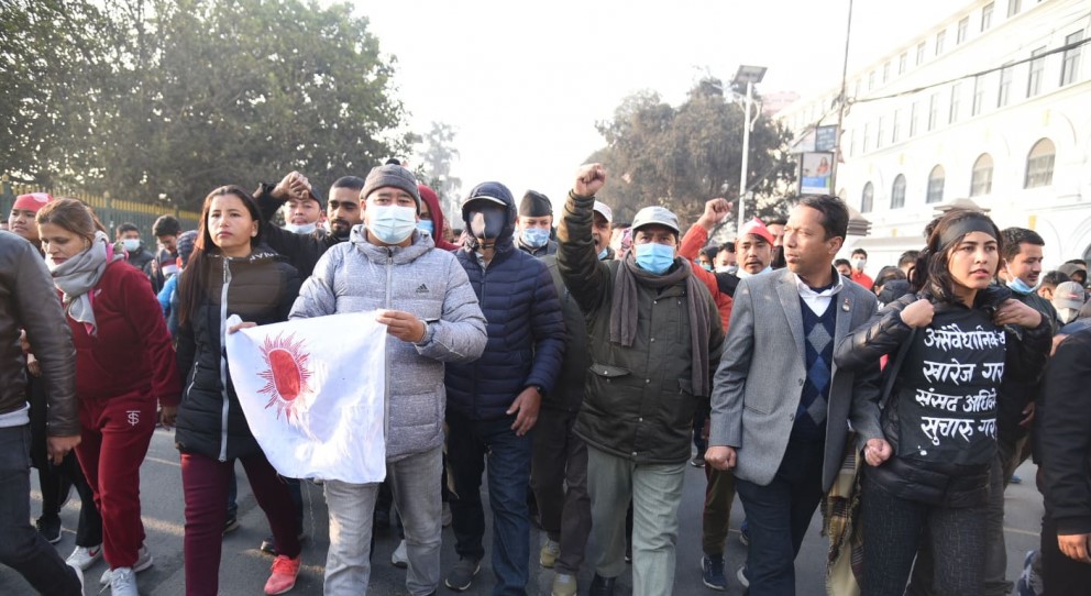 उपत्यकामा नेकपाको आमअड्ताल : छिटफुट घटनाबाहेक शान्तिपूर्ण