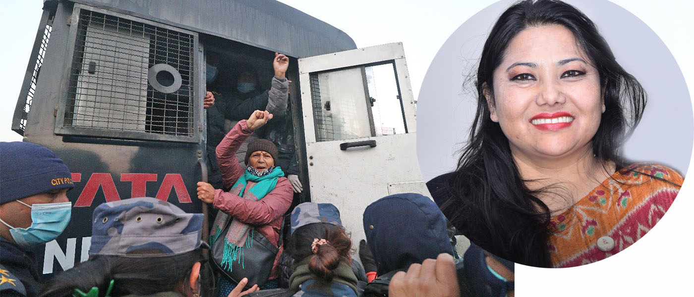 अष्टलक्ष्मी पक्राउ परेपछि रामकुमारी झाँक्री भन्छिन्, ‘खड्क प्रसाद तानाशाहको दिनगन्ती शुरु भयो’