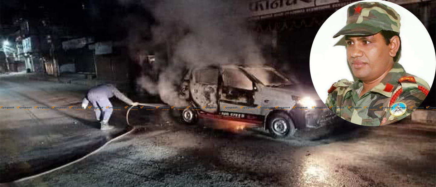 राष्ट्रिय युवासंघ अध्यक्ष दिपशिखा भन्छन्, ‘हामीले होइन सरकारी घुसपैठबाटै ट्याक्सी जलाइयो’