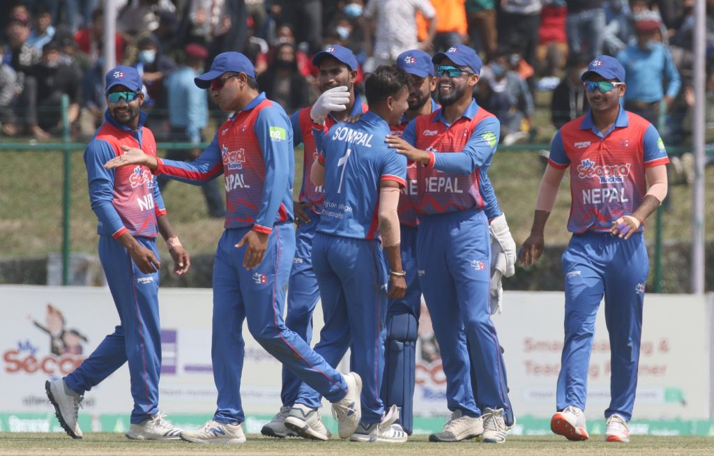 नेपालले हात्पार्यो  त्रिदेशीय टी–२० क्रिकेटको उपाधि