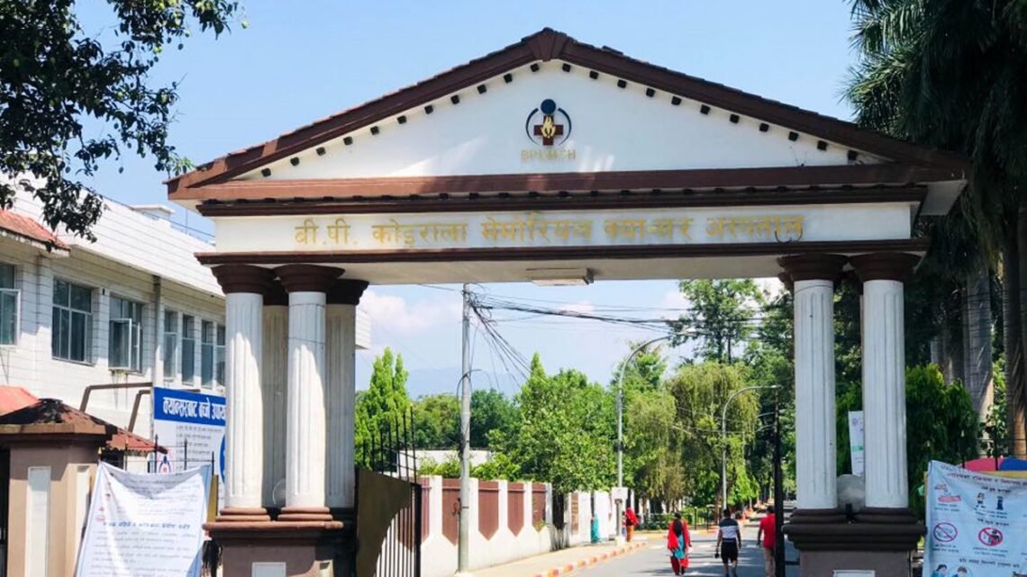 विपी कोइराला क्यान्सर अस्पतालमा सघन उपचार कक्षसहित १४० श्ययाको कोभिड वार्ड शुरु