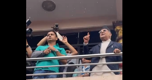 बालकोट पुगेर ओलीले भने, ‘माधव नेपाललाई एमालेमा ठाउँ छैन’