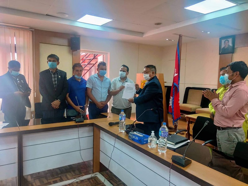 संयुक्त विद्यार्थी संगठनद्वारा विद्यार्थीलाई खोपको व्यवस्था गर्न सरकारसँग माग