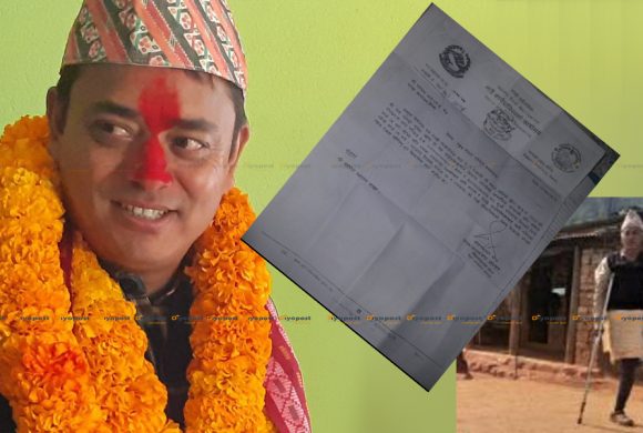 गल्छी गाउँपालिकामा हाकिमको ज्यादती : ७० वर्षे अपाङ्ग बृद्धको भत्ता रोक्न बैंकलाई पत्राचार