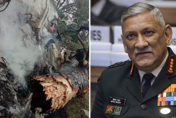 हेलिकोप्टर दुर्घटनाामा भारतीय सैन्य प्रमुख विपिन रावत सहित १३ जनाको मृत्यु !