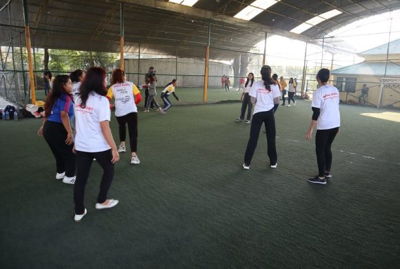 महिला दिवसको अवसरमा महिला पत्रकारले खेले ‘रग्बी’ खेल