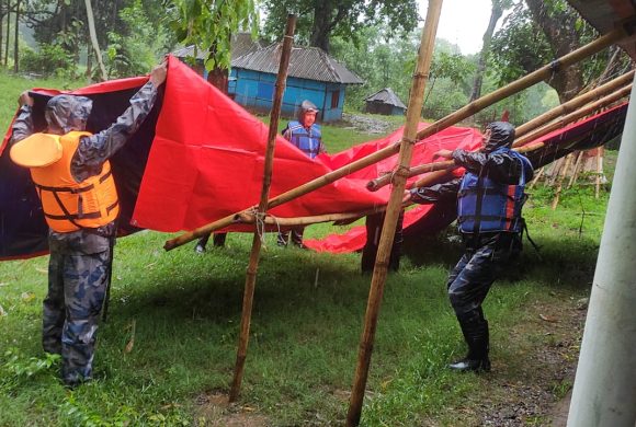 डुबानमा परेकाहरुको उद्धारमा सशस्त्र प्रहरीको सक्रियता