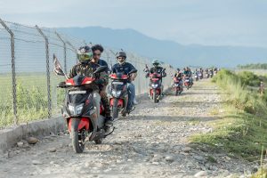 चितवनको नारायणघाट देखि गोलाघाट सम्म एनओजी राइड सम्पन्न