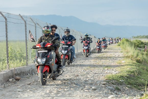 चितवनको नारायणघाट देखि गोलाघाट सम्म एनओजी राइड सम्पन्न