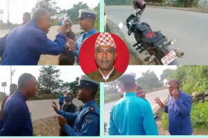 मदिराले ‘झ्याप’ भएका धुनिवेशीका वडाध्यक्ष रेग्मीको ‘लफडा’ : ट्राफिकमाथि हातपात ! (भिडियो)