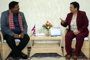 ऊर्जामन्त्री भुसाल र बङ्गलादेशका जलस्रोत सचिवबीच भेटवार्ता