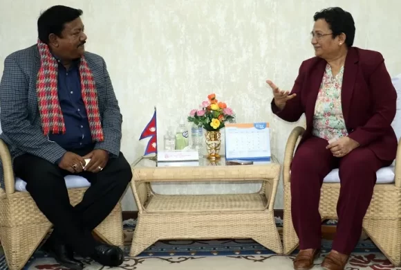 ऊर्जामन्त्री भुसाल र बङ्गलादेशका जलस्रोत सचिवबीच भेटवार्ता