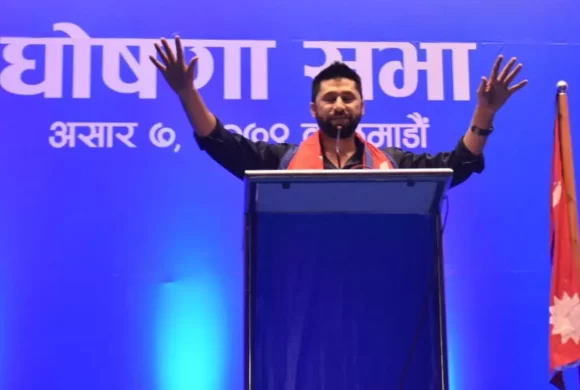 रवि लामिछाने नेतृत्वको राष्ट्रिय स्वतन्त्र पार्टी निर्वाचन आयोगमा दर्ता