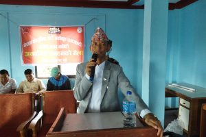 कम्युनिष्ट पार्टी भन्ने बित्तिकै जनता डराउने अवस्था आयो : मन्त्री मेटमणि चौधरी