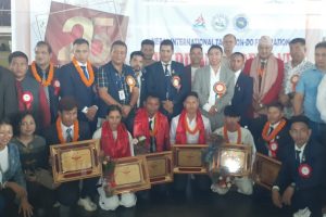 नेपाल आइटीएफको २५ औ वार्षिकोत्सव सम्पन्न, रुविका र दिनेश बने वर्षका उत्कृष्ट खेलाडी