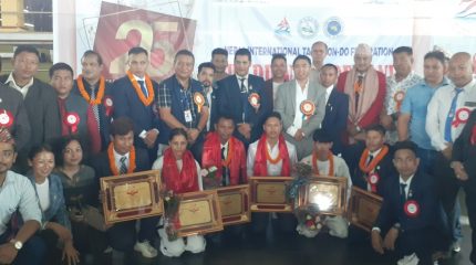 नेपाल आइटीएफको २५ औ वार्षिकोत्सव सम्पन्न, रुविका र दिनेश बने वर्षका उत्कृष्ट खेलाडी