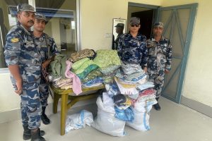 चोरीपैठारीको लत्ताकपडा सशस्त्र प्रहरीद्वारा बरामद