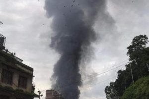 बाइसधाराको जुत्ता चप्पल कारखानामा आगलागी