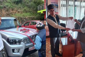 प्रेमनाथ सिलवालले ‘कोसेली’ दिएको सरकारी गाडी सिद्दलेक गाउँपालिकामा फिर्ता !