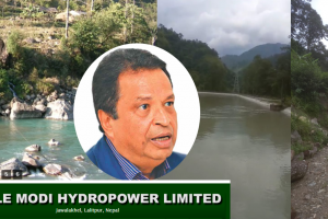 विनोद चौधरीको हाइड्रोपावरद्वारा पर्वतमा अत्याचार : सरकारी जग्गामा टावर बनाएर ड्याममाथि तार !